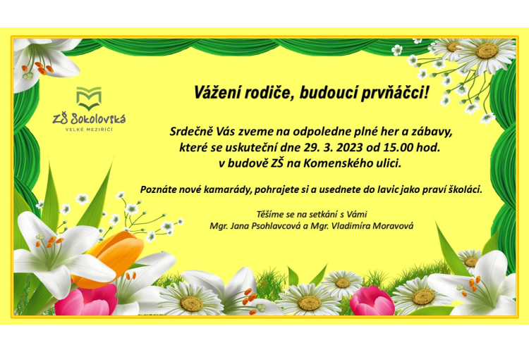 MINIŠKOLIČKA pro budoucí prvňáčky
